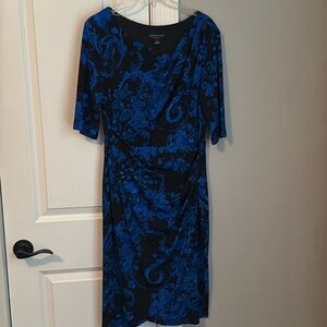 Classy black & blue dress